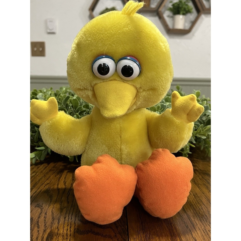 Vintage Tyco Sesame Street Tickle Me Pals Big Bird Talking Plush 1996‎